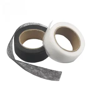 Iron on Hemming Tape, Seamless Invisible Tape, 2 Rolls Fusible Interlining Garment Accessories Sewing Tape, Lining Hemming Tape, Sewing Accessories for Clothing