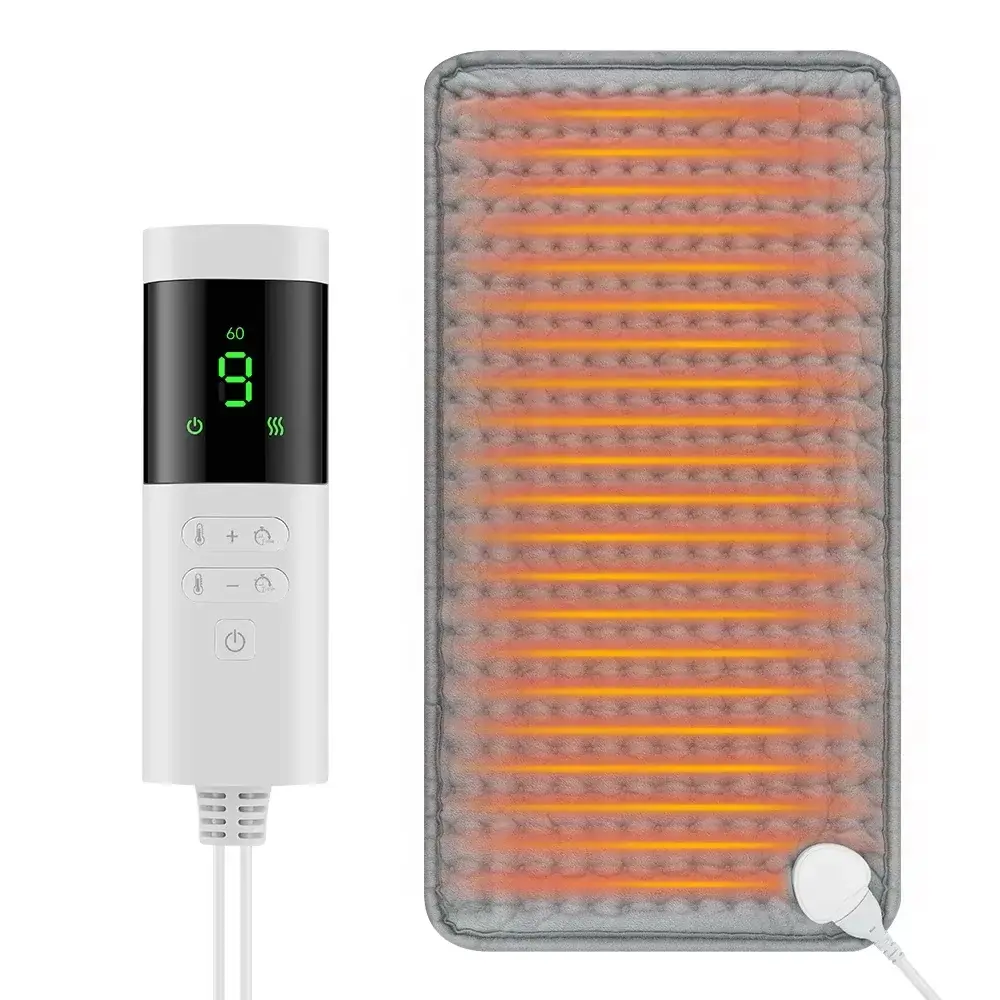 JOYTUTUS Self-Contained Heating Pad for Shoulder, Neck, Waist Comfort - 9-Speed Temperature Control, Timing Function - Electric Physiotherapy Heat Compress, Father's Day Gift, Self-Contained Heating Pads