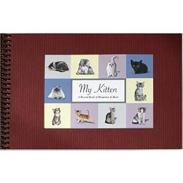 Kitten DIY Scrapbook Album - All Seasons Scrapbooking & Stamping Kit for Storing Photos and Recording Memories, Store Photos