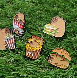 Capybara Brooch metal pin