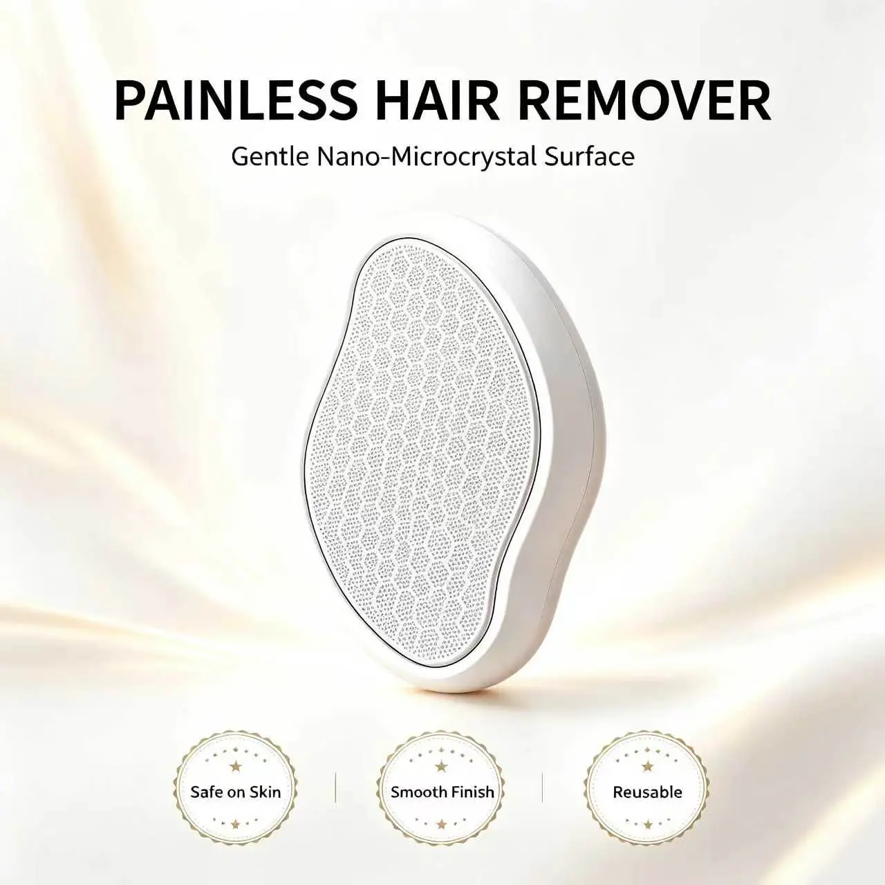 Nano Hair Remover, Painless Epilator for Men Women Teens, Portable Gentle Shaver for Legs Arms Body Hair Removal