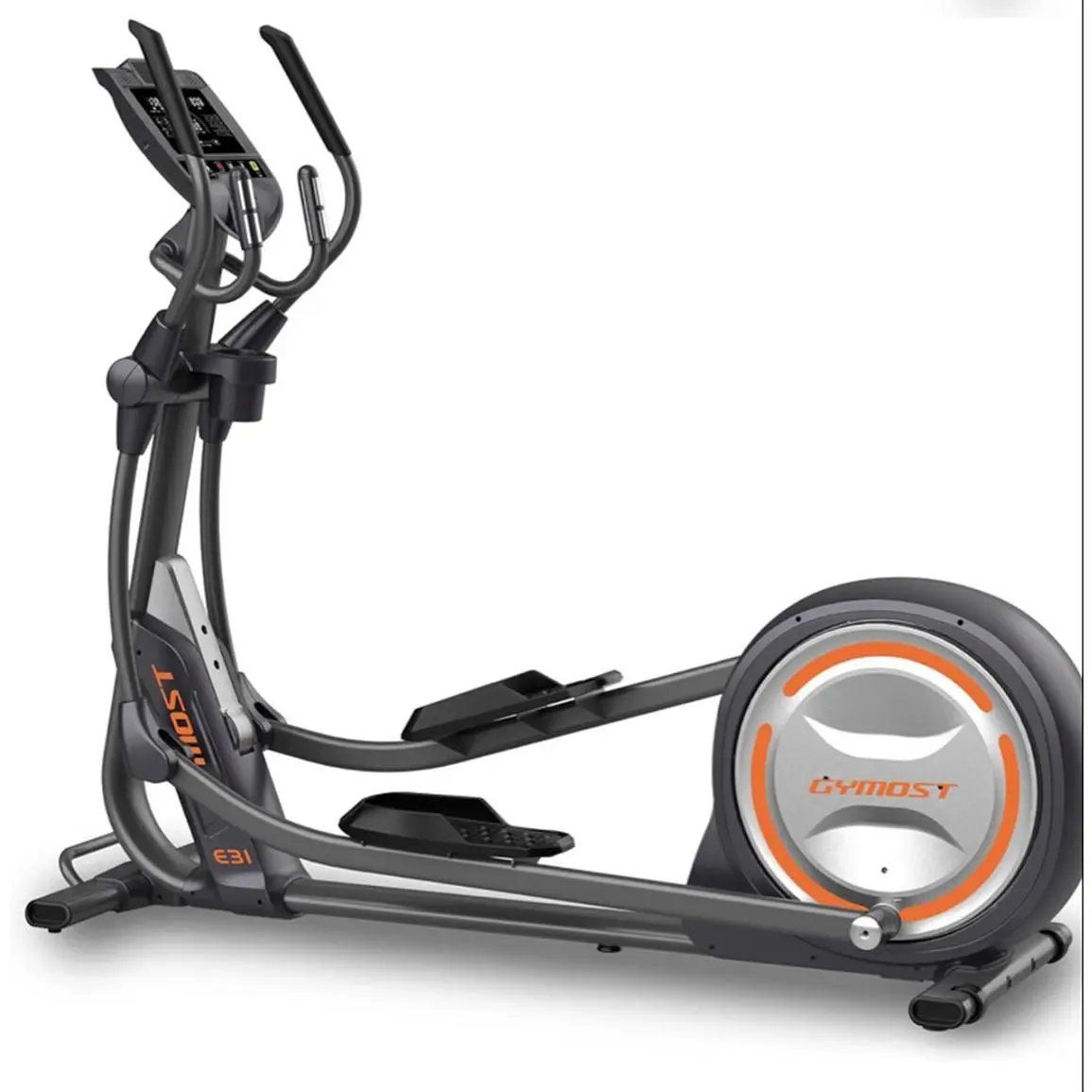 Gymost Elliptical Machine with Hyper-Quiet Magnetic Drive System 32 Resistance Levels Large LED Monitor for Home Exercise