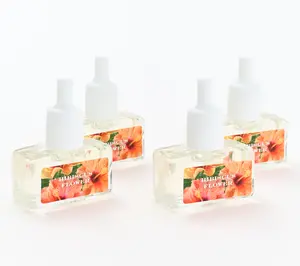 HomeWorx by Slatkin + Co. S/4 Hibiscus Flower Diffuser Oils