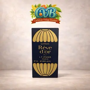 L.T. Piver Rêve d’Or Lotion 70° – Classic French Cologne Lotion 97 ml Warm Amber Scent Refreshing Aromatic Notes for Men & Women