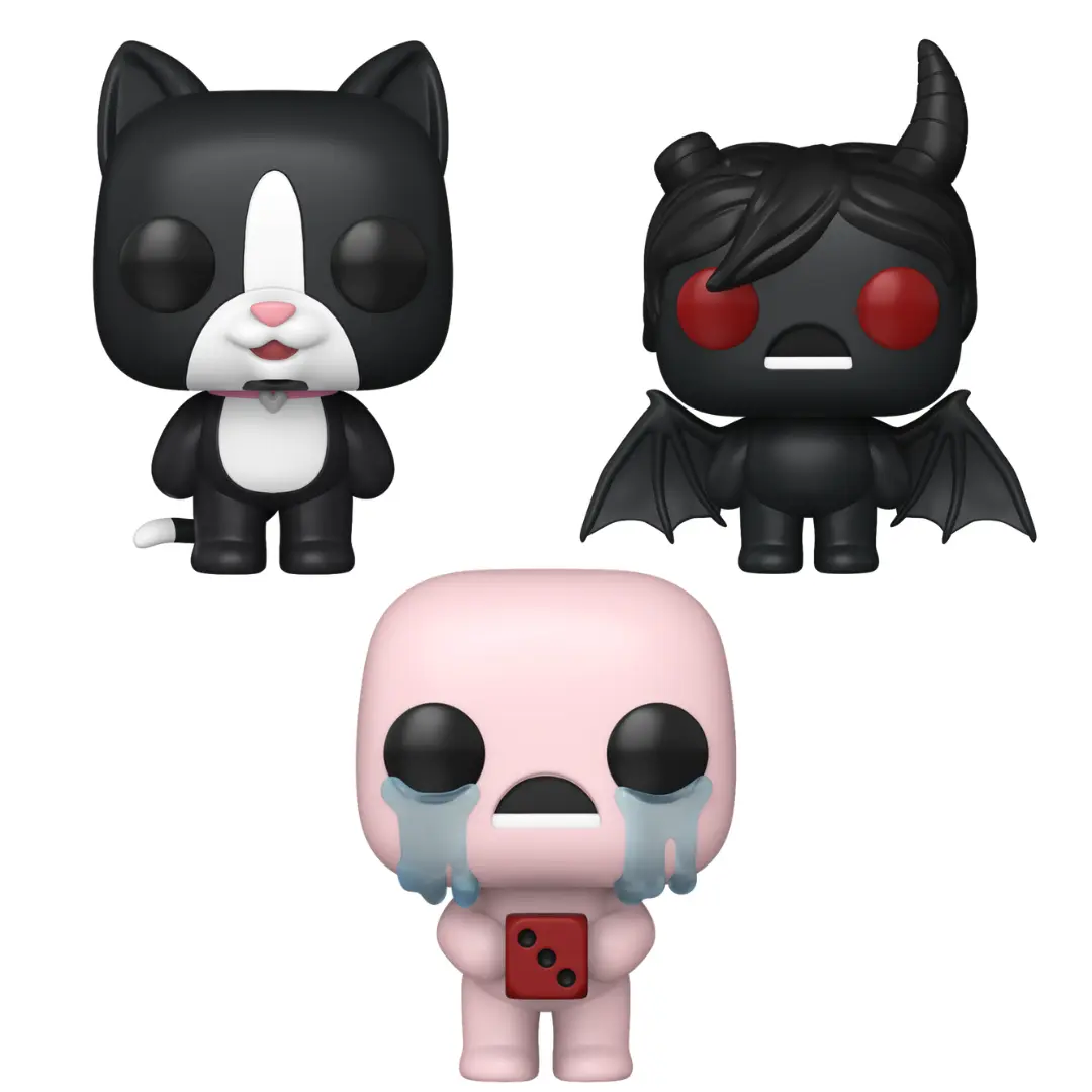 Funko Pop! The Binding of Isaac Series (Isaac with D6, Guppy, Azazel)