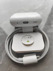 Pro2 Bluetooth Headset with Active Noise Cancelling Wireless Charging Case White, True in Ear wireless headphones with mic usb c headphones workout headphones best earbuds 2026
