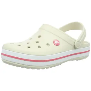 Crocs Unisex Crocband Clogs - Stucco/Melon 11016-1AS-