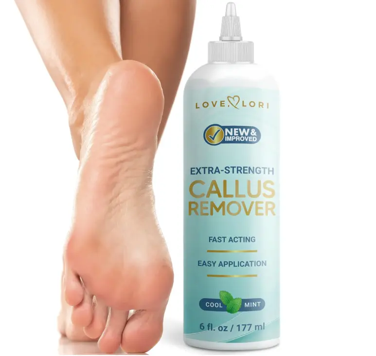 Callus Remover for Feet (Extra Strength) Foot Callus Remover Gel - Pedicure Tools for Feet Scrubber – Foot Care Spa Essentials, 6oz
