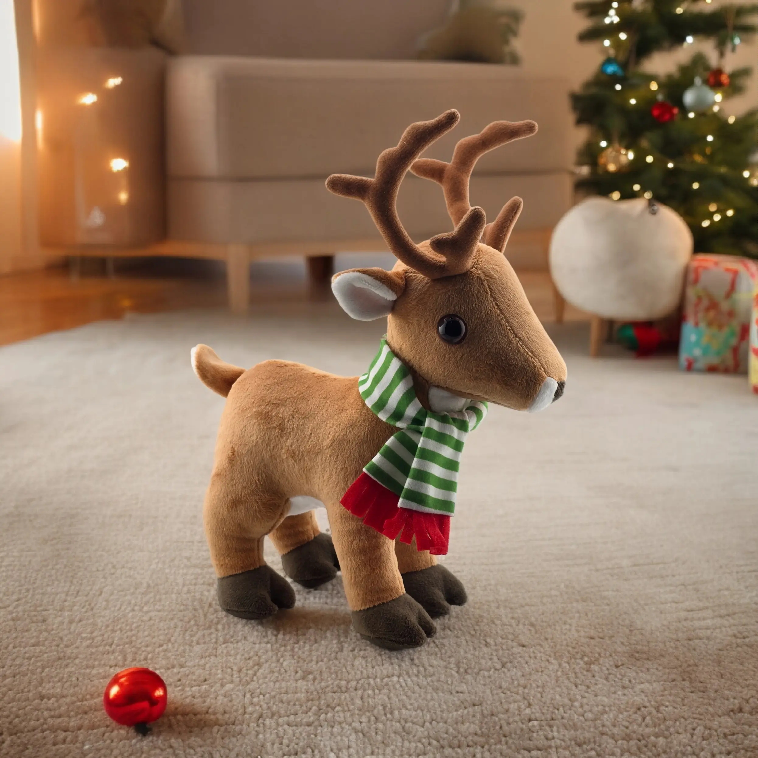 9" Elfing Around Reindeer Pet Plush