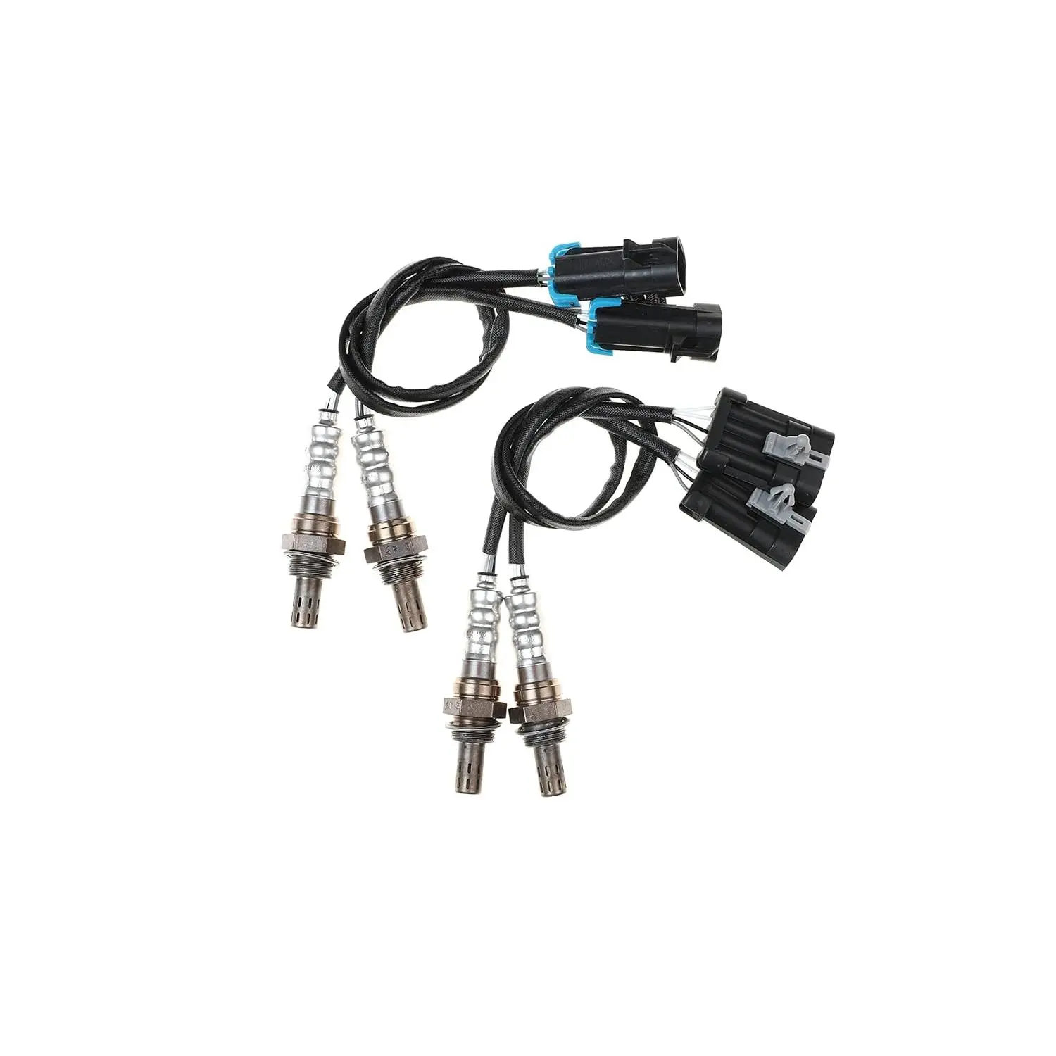 O2 Oxygen Sensor for Chevrolet Silverado Sierra 1500 2500 Savana Express 3500 GMC Sierra C1500 C2500 K1500 K2500 Suburban Yukon XL Tahoe 1996 1997 1998 1999 2000 2001 2002 # 2 * 234-4012, 2 * 234-4018