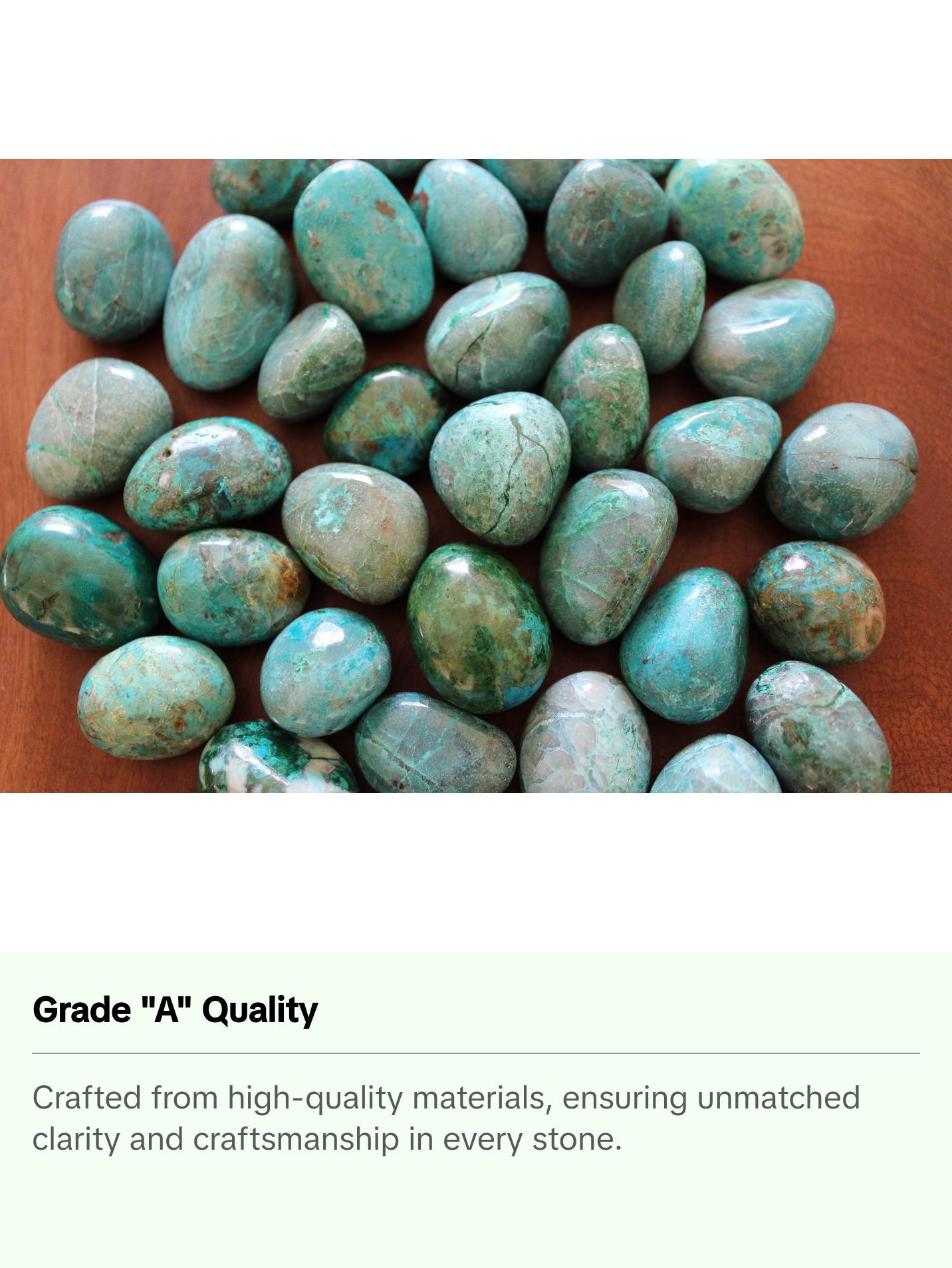 Chrysocolla Crystal Tumble