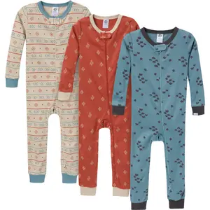 3-Pack Baby & Toddler Boys' Snug Fit Footless Pajamas
