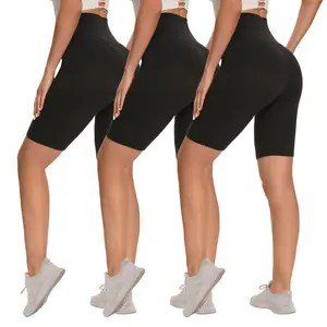 SHOWITTY 3 Pack Biker Shorts for Women(Reg & Plus Size) - 5"/8" High Waist Tummy Control Shorts for Workout#SummerWins#DealsForYouDays