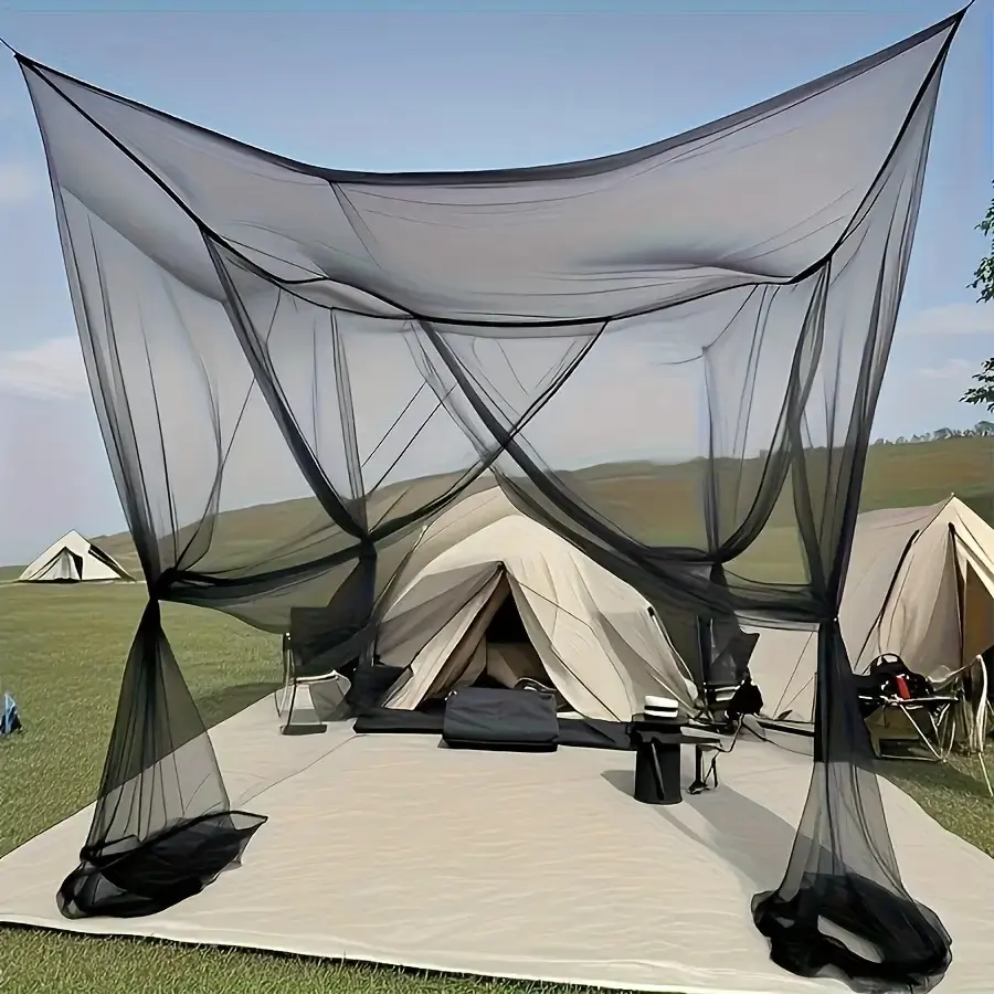 mountainhiker 4-Door Breathable Durable Camping Mosquito Net, Easy Setup, Ideal Christmas Gift, Four Doors