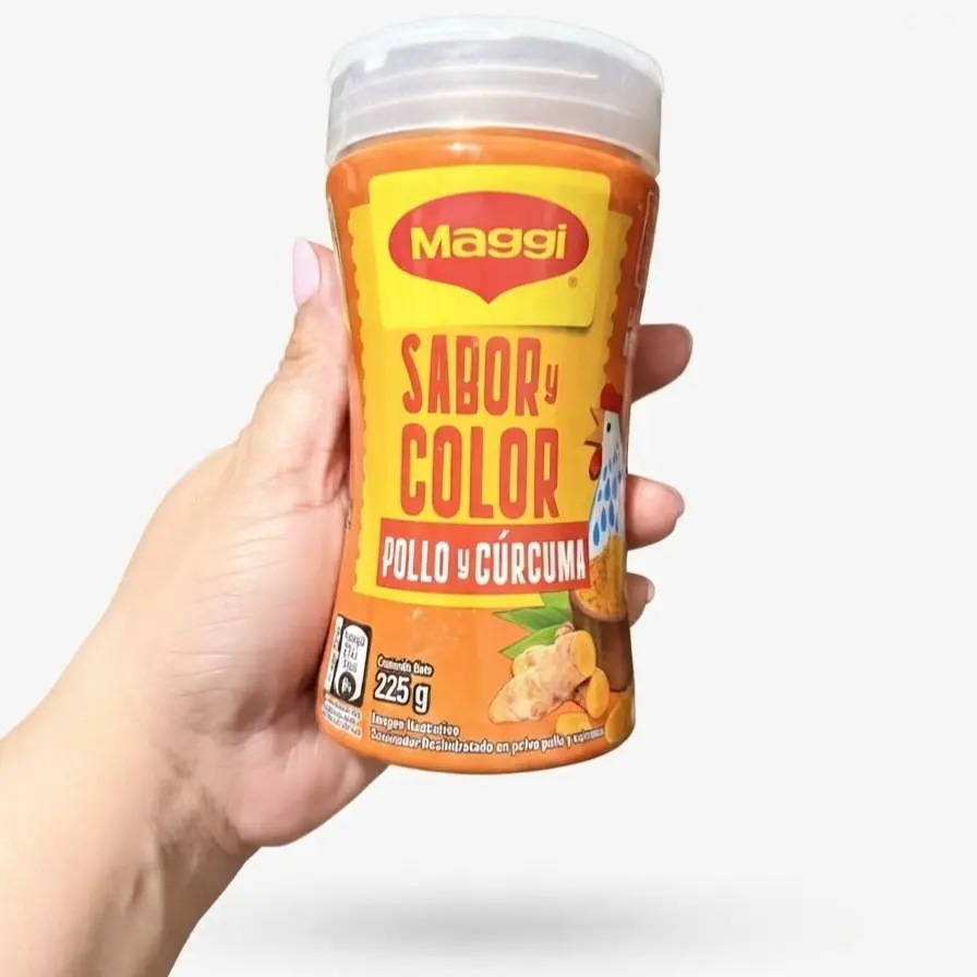 Maggi Sabor y Color Pollo y Cúrcuma 225g | Authentic Latin Seasoning