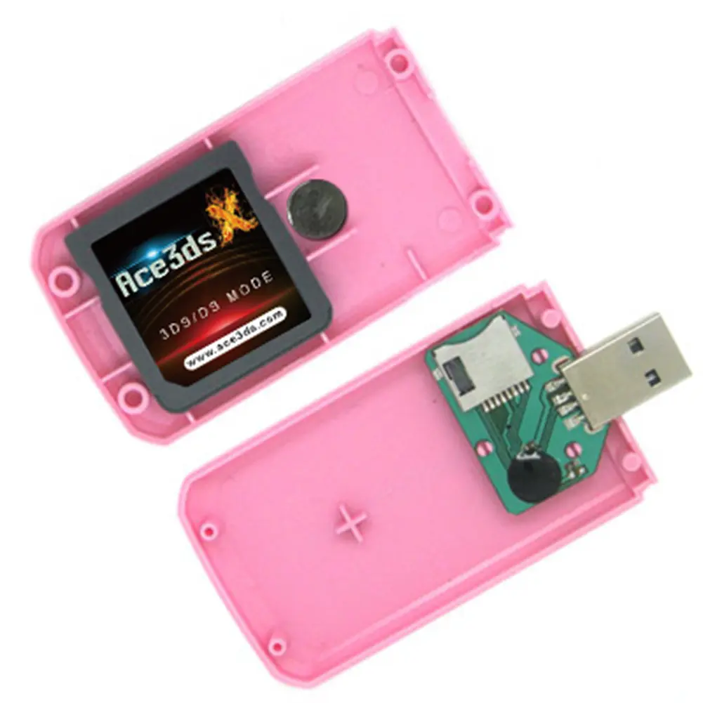ACE X USB Card Reader DS/3DS MODE Adapter Ntrboot boot9strap USB Adapter Memory Card for NDS 2DS 3DS NDSL NDSI Game Card AC X USB MODE