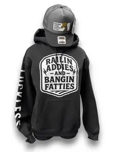 Addies and Fatties Pullover Hoodie by Luckless Outfitters