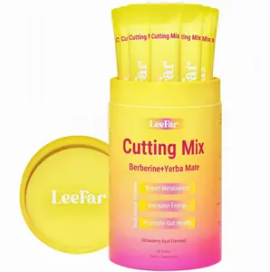 LeeFar Cutting Drink Mix – | DE Strawberry Açaí Flavor – | (30 Servings)