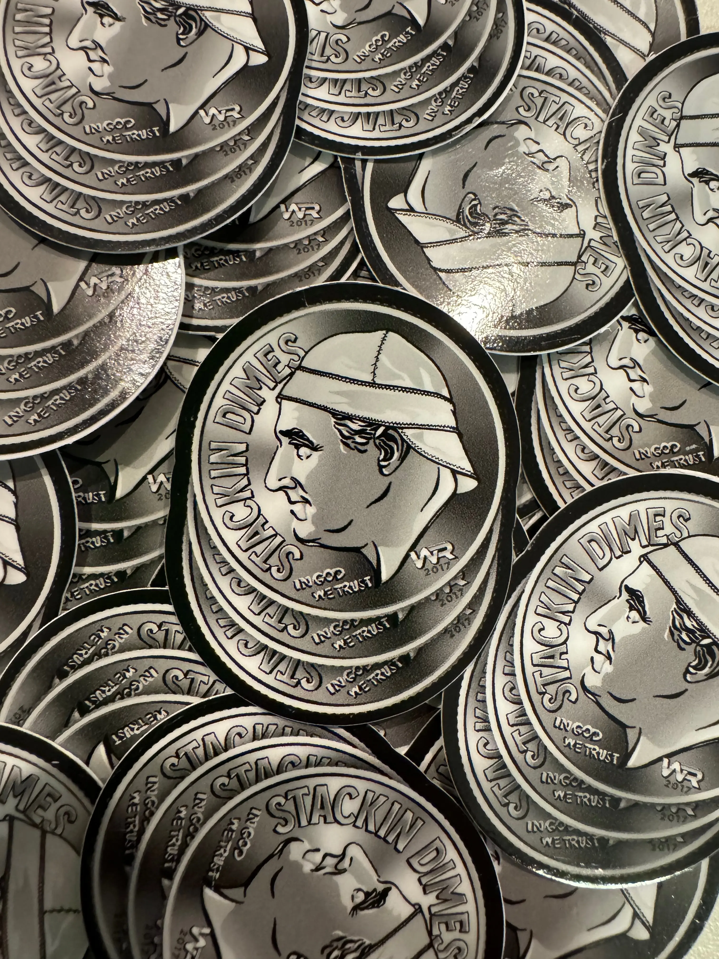 Stackin Dimes Decal
