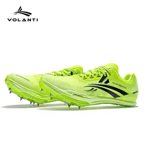 Volanti Rocket Air Spikes | Professional Carbon Plate Air Cushion Spikes Lightweight Breathable High Elastic Boost Speed Shock Absorption Stable Grip Non Slip Professional Racing Spikes for Sprint Middle Long Distance Running