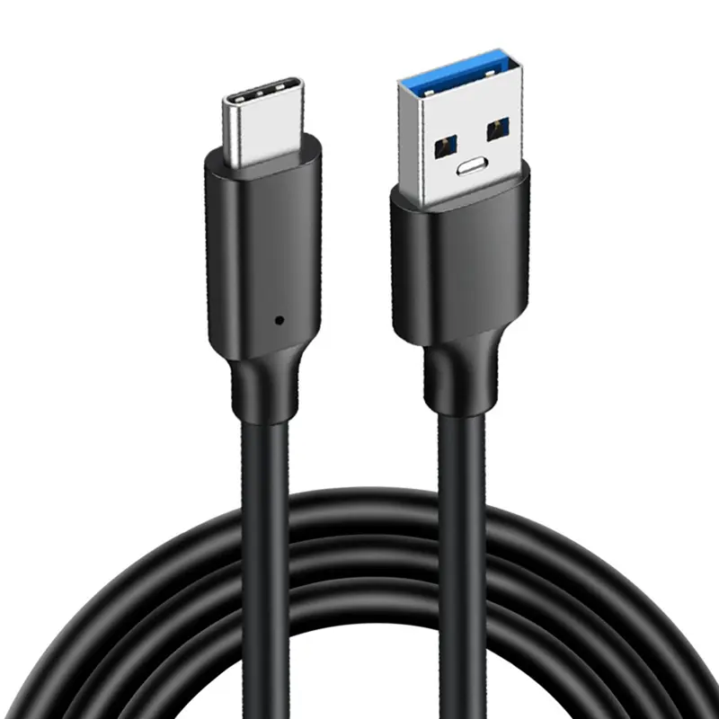 USB-A to Type-C 3.2 10Gbps Data & Charging Cable - 60W PD 3A Fast Charging, Quick Charge 3.0, 1M for Cellphones, USB C SSD Hard Disk Devices, Cellphone, Charging Cable Chargers, Type-C Cable Chargers