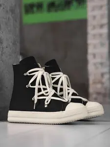 New Men's Boots Trendy Fashionable High Top Shoes, Versatile Casual Footwear, Size 39-44, Stylish Low-Cut Design, Casual Sporty Boots