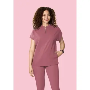 Mandarin Dolman Top Mauve