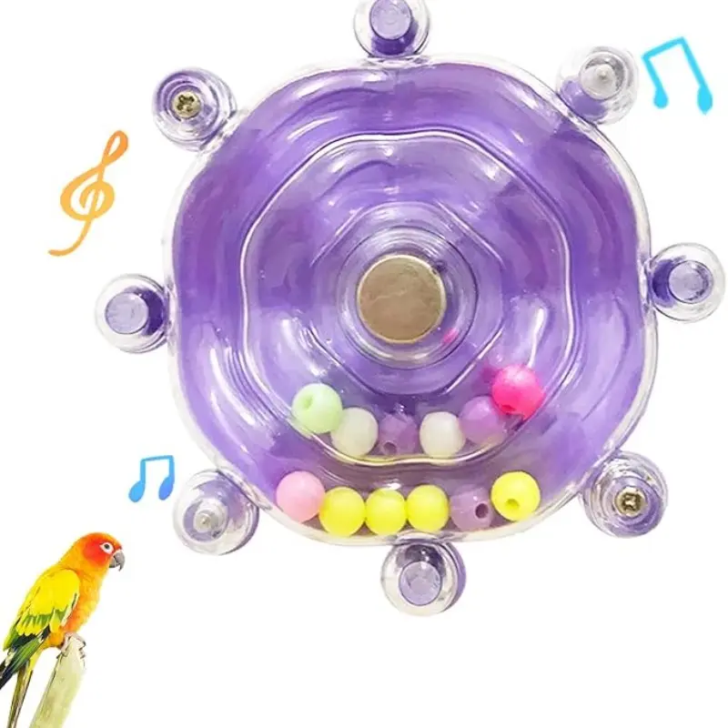 2-in-1 Rotating Sound Toy for Cockatiel｜Fun, Entertainment & Decorative for Your Bird