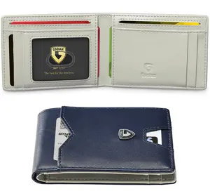 GSOIAX Mens Slim Wallet for Men Minimalist Genuine Leather Carbon Fiber Rfid Blocking Bifold With Gift Box GSOIAX Mens Slim Wallet for Men Minimalist Genuine Leather Carbon Fiber Rfid Blocking Bifold With Gift Box
