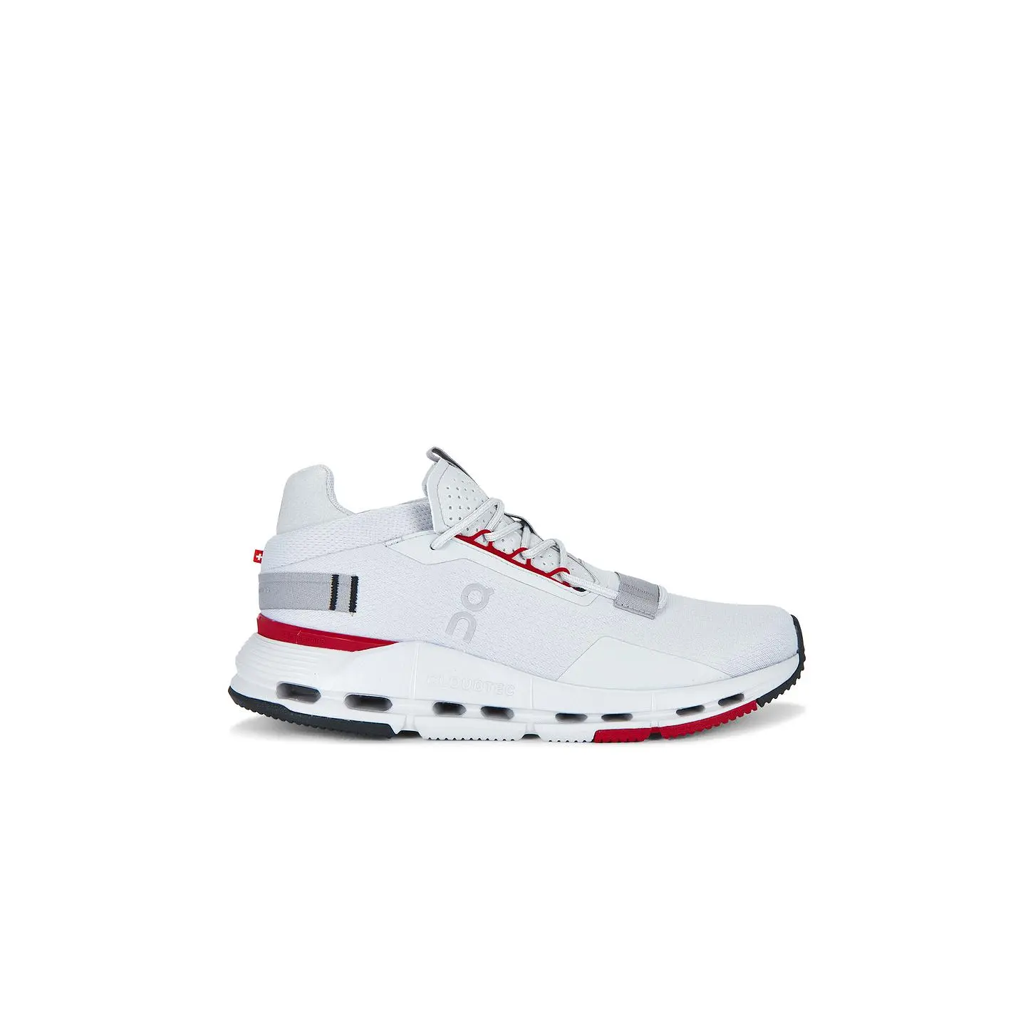 Men's On Cloudnova 2 Neutral Trainer Sneakers - Glacier & Glacier, Casual Breathable Shoes with Heel Support