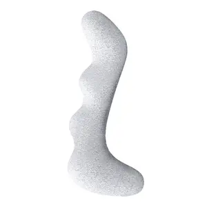 Maternity J-Shaped Pregnancy Pillow for Side Sleepers, 39.37 in Compact Body Pillow with Removable Washable Cover, Soft Support for Belly, Back, Hips, Grey