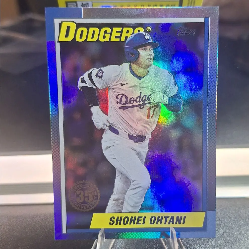 2024 Topps Series 2 Shohei Ohtani 1989 Topps Baseball Blue Parallel Insert #89B2-1 Dodgers