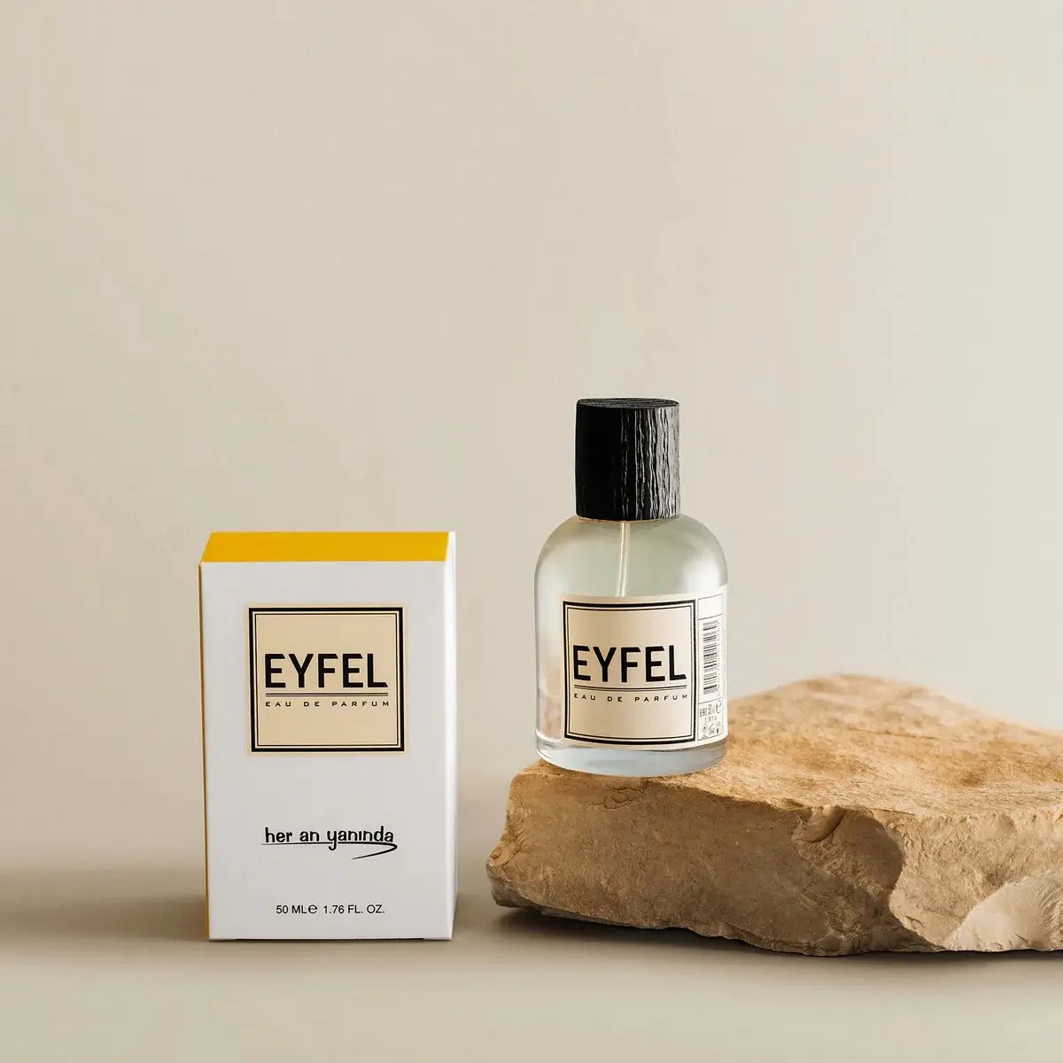 Eyfel U24 Eau de Parfum, Long Lasting Unisex Ambery Woody Fragrance with Spicy Citrus & Ginger, Perfume for Adults & Evening Wear, 1.7 oz / 50 ml