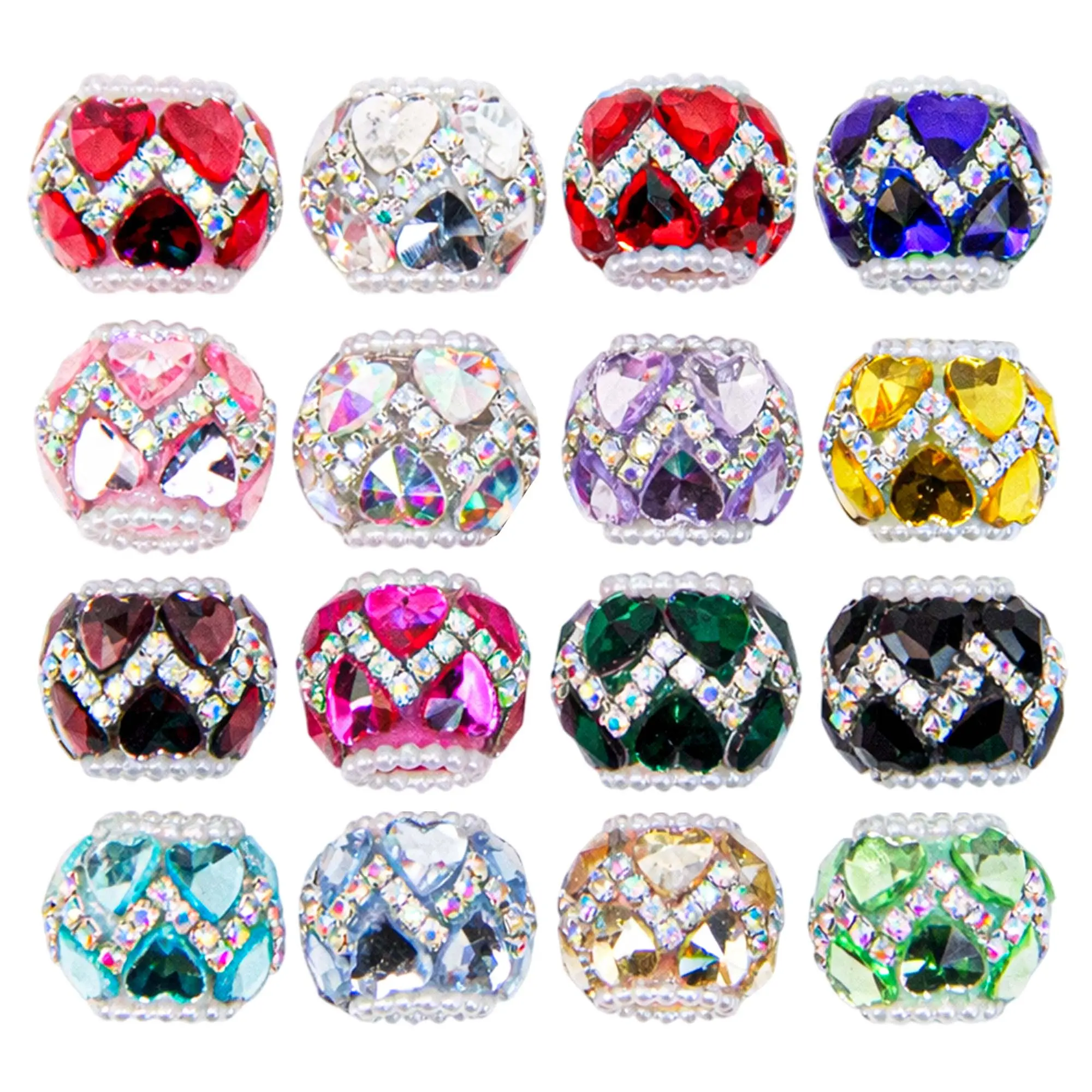 SET-3 Various fancy rhinestone beads (1 COLOR EACH)shiny high-quality suit DIY craft beadable pens