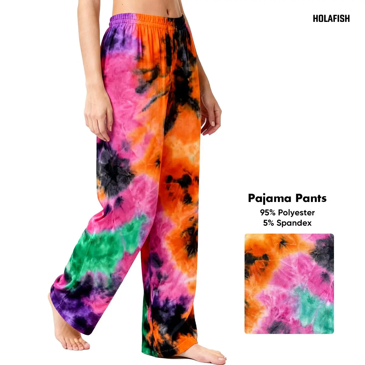 Holafish Pajama Pants Sleepwear Plaid Lounge Pant ,Plaid Tie-Dye Lounge Sleep Pants - Casual & Comfortable Loungewear Bottoms tiktokshopspringglowup