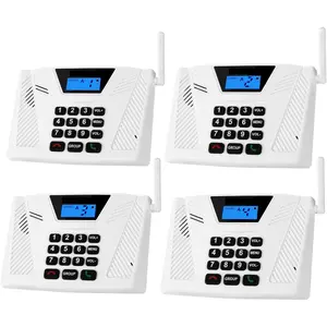 Intercoms  for Home Upgrade 2024, Hands Free Intercom 5300  Range, Real Time Two Way Communication Full Duplex Intercom System for Office Hotel House with Group Call(4 Pack)