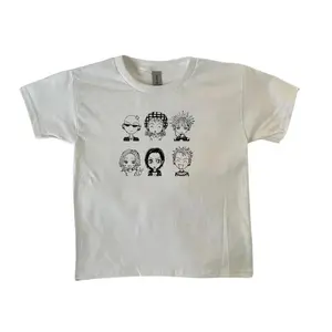 Nana Chibis Anime Baby Tee, Y2k Clothing, Pinterest ,Vintage, Streetwear, Trendy, Black Stones, Hachi Graphic Tee
