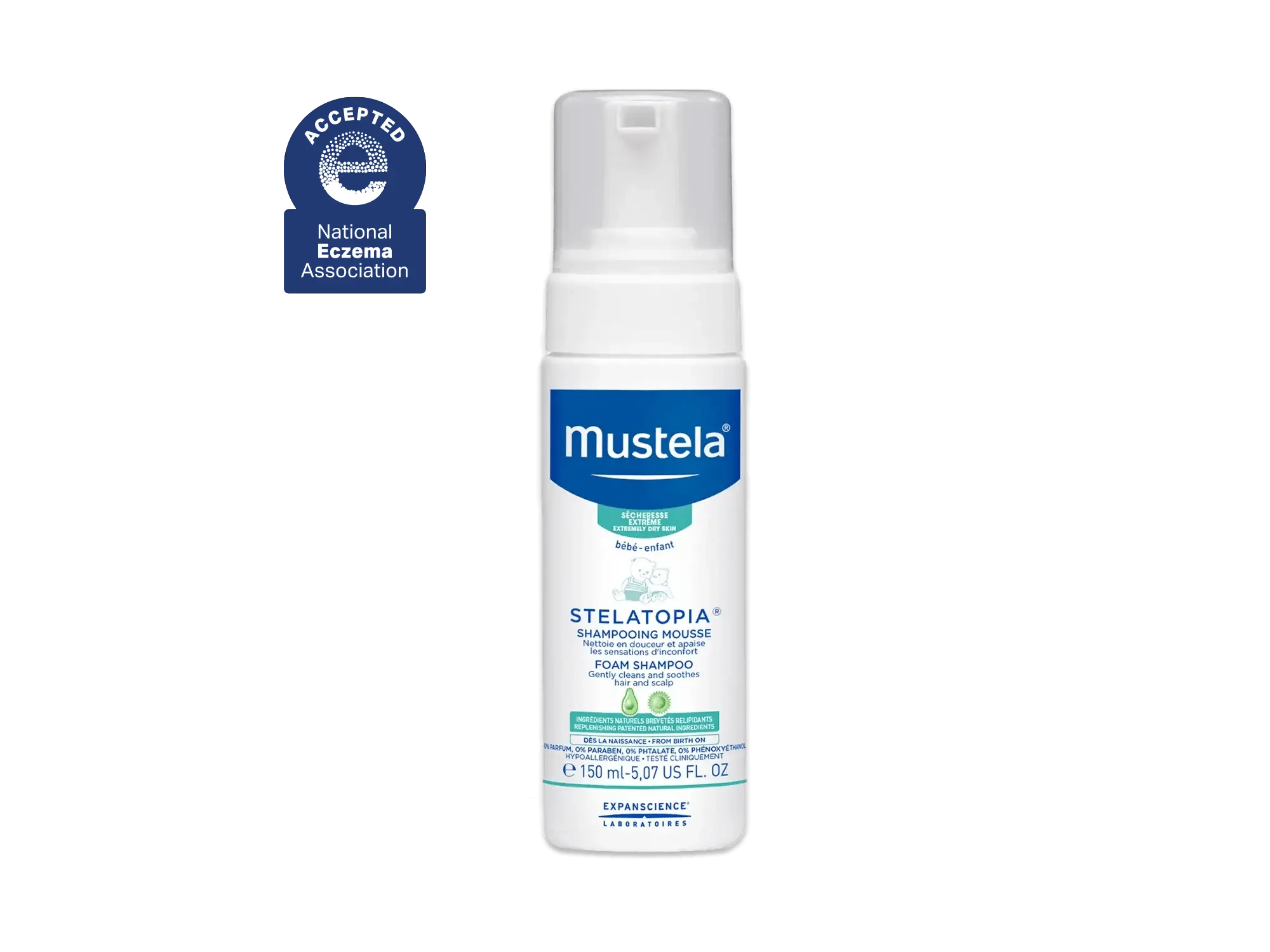 Stelatopia foam shampoo