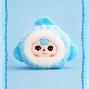 QIQI-Tread The Waves to Pick The Stars Mystery Boxes Bag Pendant Bunny Plush Dolls Soft Collectibles Hidden Style 2 Hidden Probability:1/60