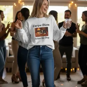 Unisex Graphic Tee Carpe Diem - Menswear Tops for Everyday Wear
