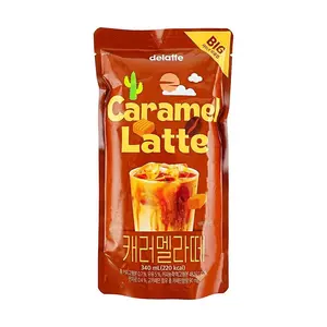 DELAFFE Caramel Latte Coffee Drink 340ml - Korean Convenience Store Popular Beverage