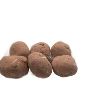 6 Clay Balls in a Form of Cacahuate Japonés Made in Mexico Authentic Mexican Craftsmanship