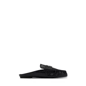 Julia Slip On Loafer Flats - Black