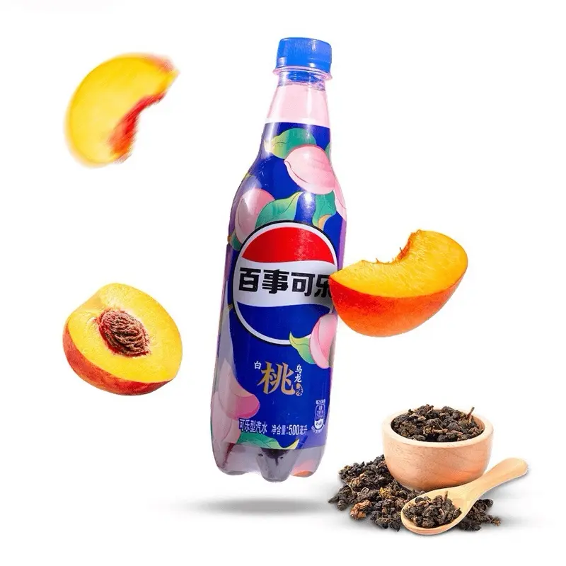 Pepsi white peach oolang