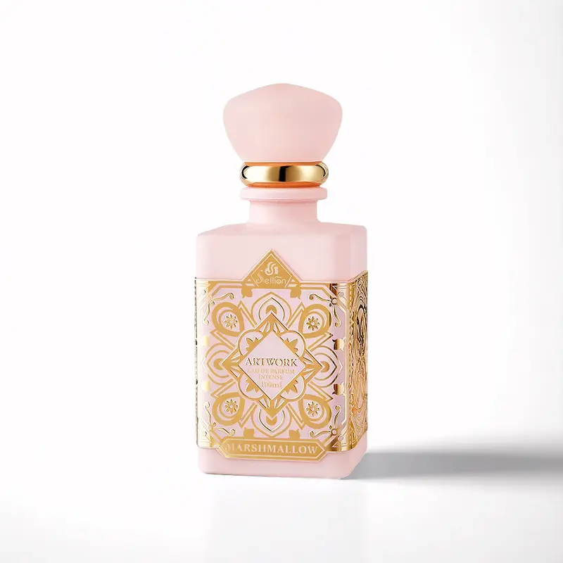 Sellion Marshmallow Eau de Parfum for Women - Warm Gourmand Floral Fruity Spray, Berry Flavored Fragrance with Strawberry Vanilla Dessert Notes, 3.4 fl oz/100 ml, Alcohol-Containing, Cruelty-Free Beauty Product, Perfumes for Women with Vanilla Scents