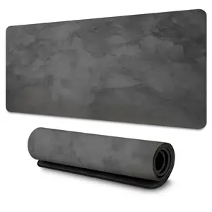 1pc Dark Grey Stone-Texture Mouse Pad, Gaming Mousepad - Minimalist Ruins Style, Non-Slip Rubber Base, Reinforced Edges for Long-Term Durability, Accessory for Sleek Office Setups & Immersive Gaming, Gift for Minimalists, Modern Design Lovers