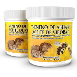VENENO DE ABEJA, ACEITE DE VIBORA Snake Oil & Bee Venom Pomade - 150g Ointment Topical Reduce Inflammation