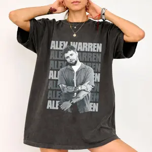 Comfort Colors Vintage Alex Warren Shirt, Finding Family On The Road Concert Merch Outfit, Alex Warren Stacked Font Tee, Little 0rphan Alex Live T Shirt , Unisex Fitted Short Sleeve Tee, Classic Streetwear