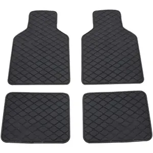 4 Piece Universal Car Floor Mat Set Non slip wear resistant waterproof and easy to clean Provides all weather protection suitable for all four seasons a stylish interior accessory for any vehicle