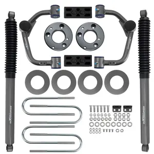3 inch Front Rear Leveling Kit compatible for Ford F-150 4WD 2021-2024 with U-Bolts